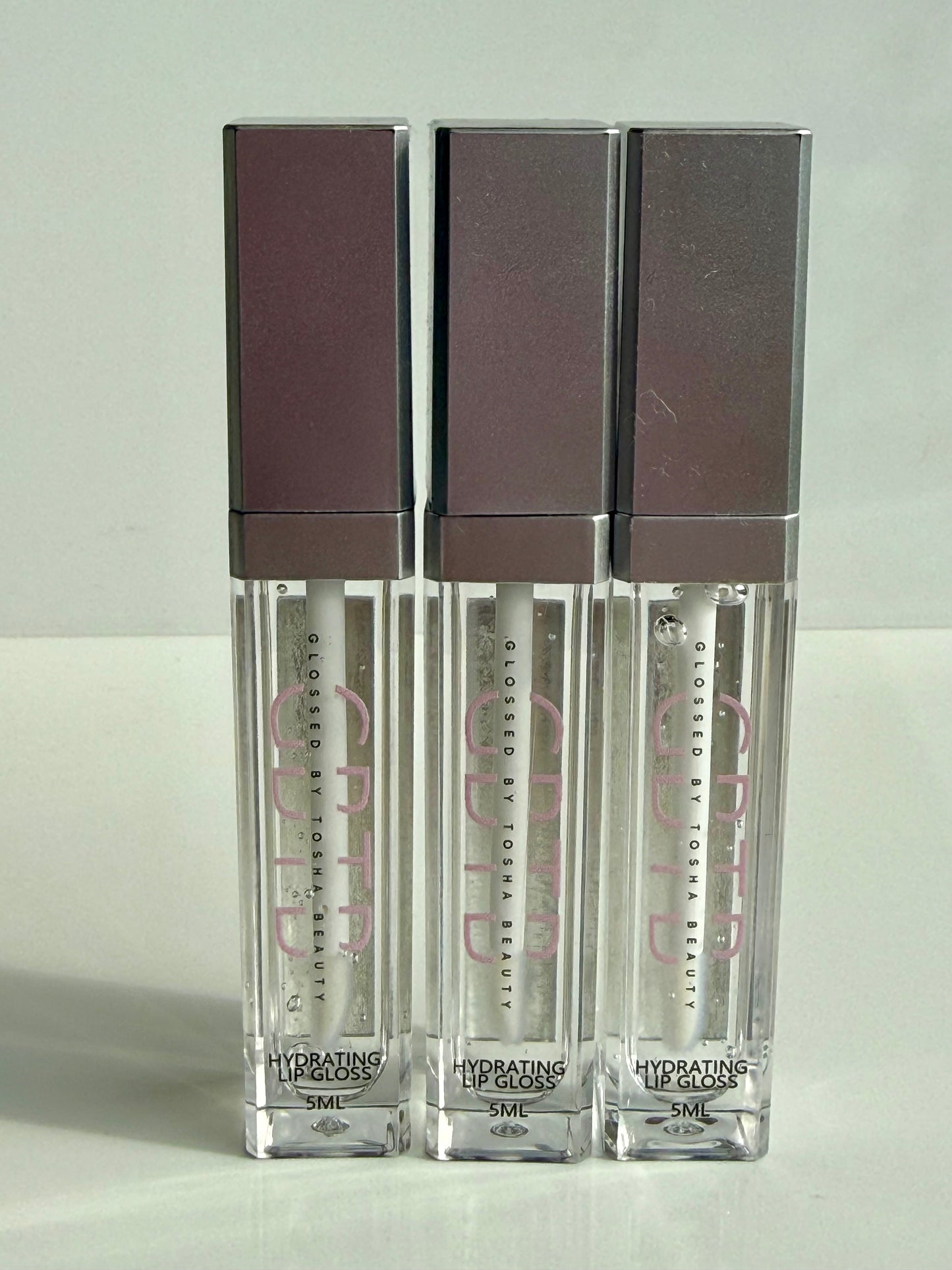 Hydrating lip gloss with LED/Mirror Tubes